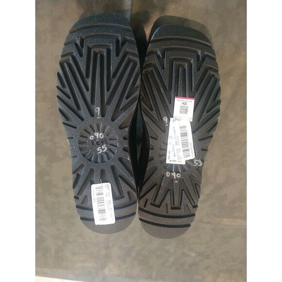 Ugg Platform Leather Boots Sz 9 Black Y2K Comfy - Picture 14 of 15